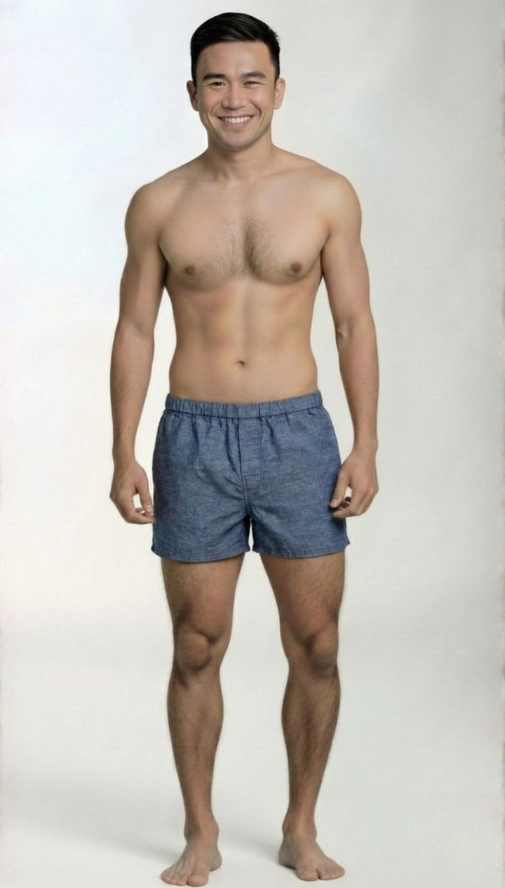Indigo Boxer Shorts