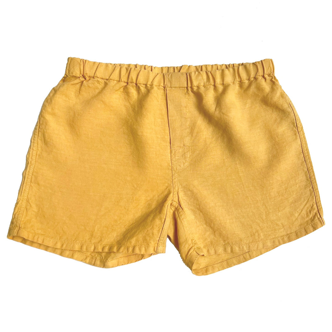 100% linen butternet boxer 