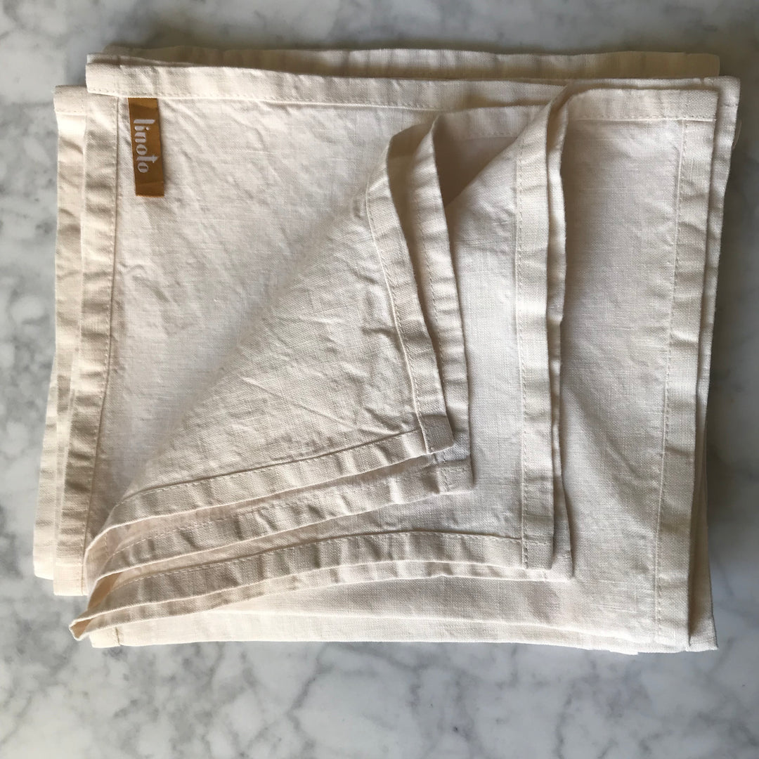 #Ivory_House Helper Treeless Linen Towels