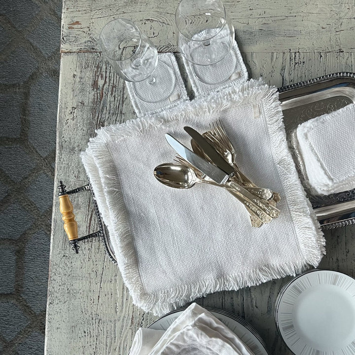 Fringed Linen Towel