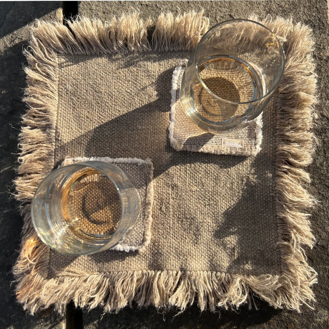Ecru Fringed Towel
