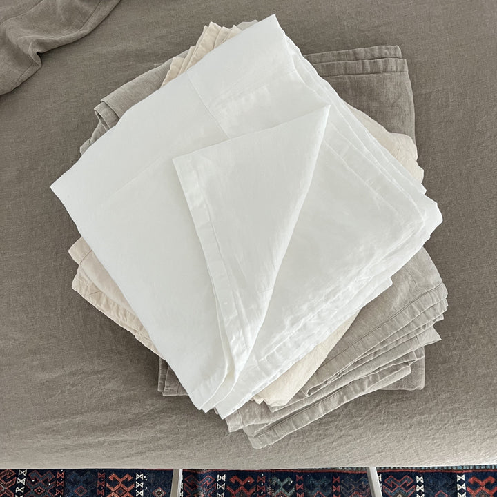 Light weight Linen Blanket Natural Oatmeal