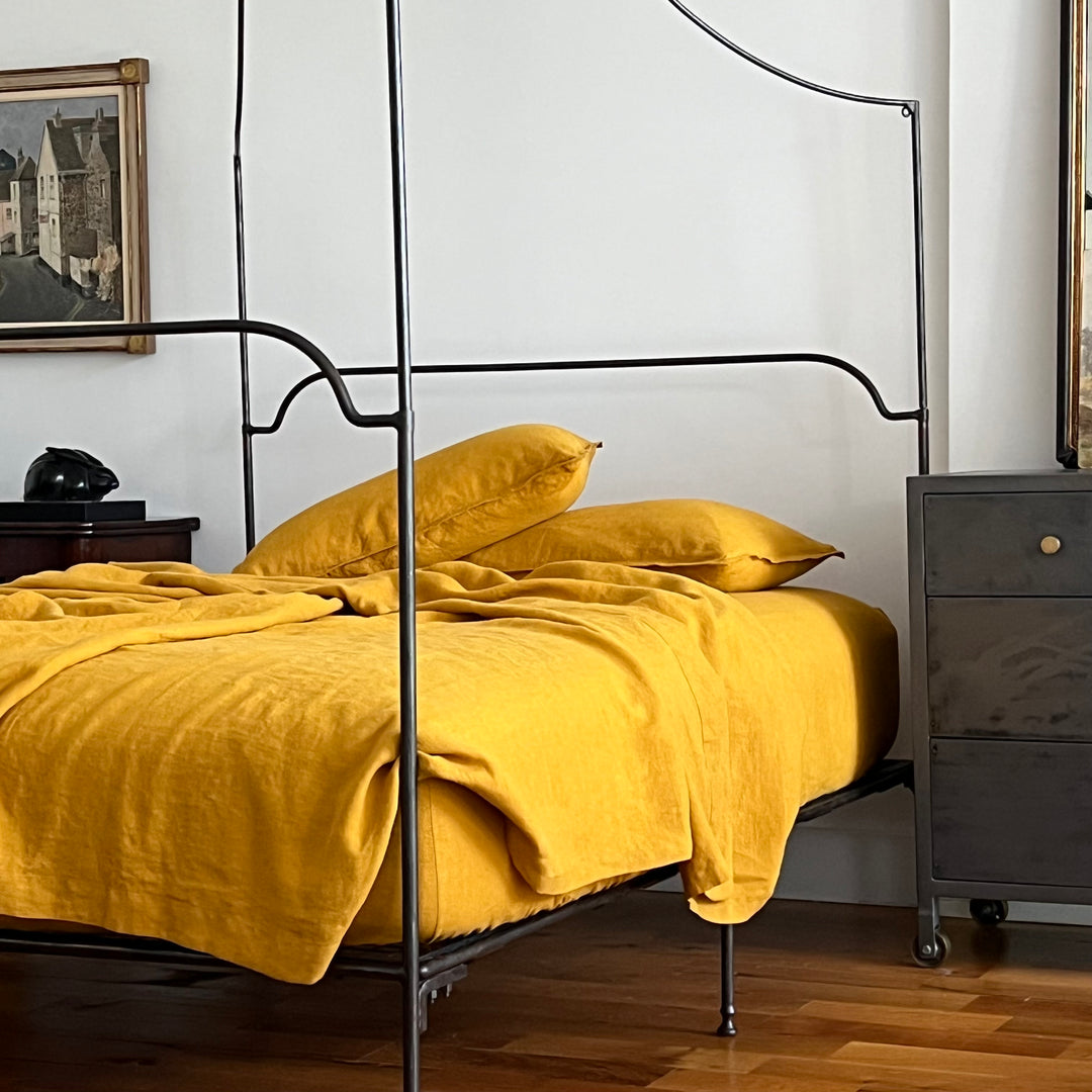 Beeswax Linen Sheet Set