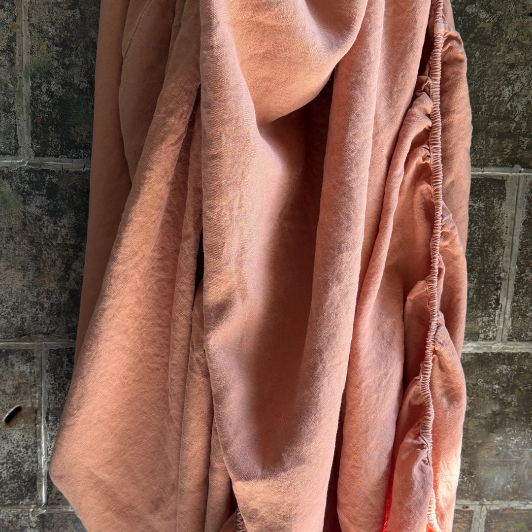 Blush Linen Sheet Set
