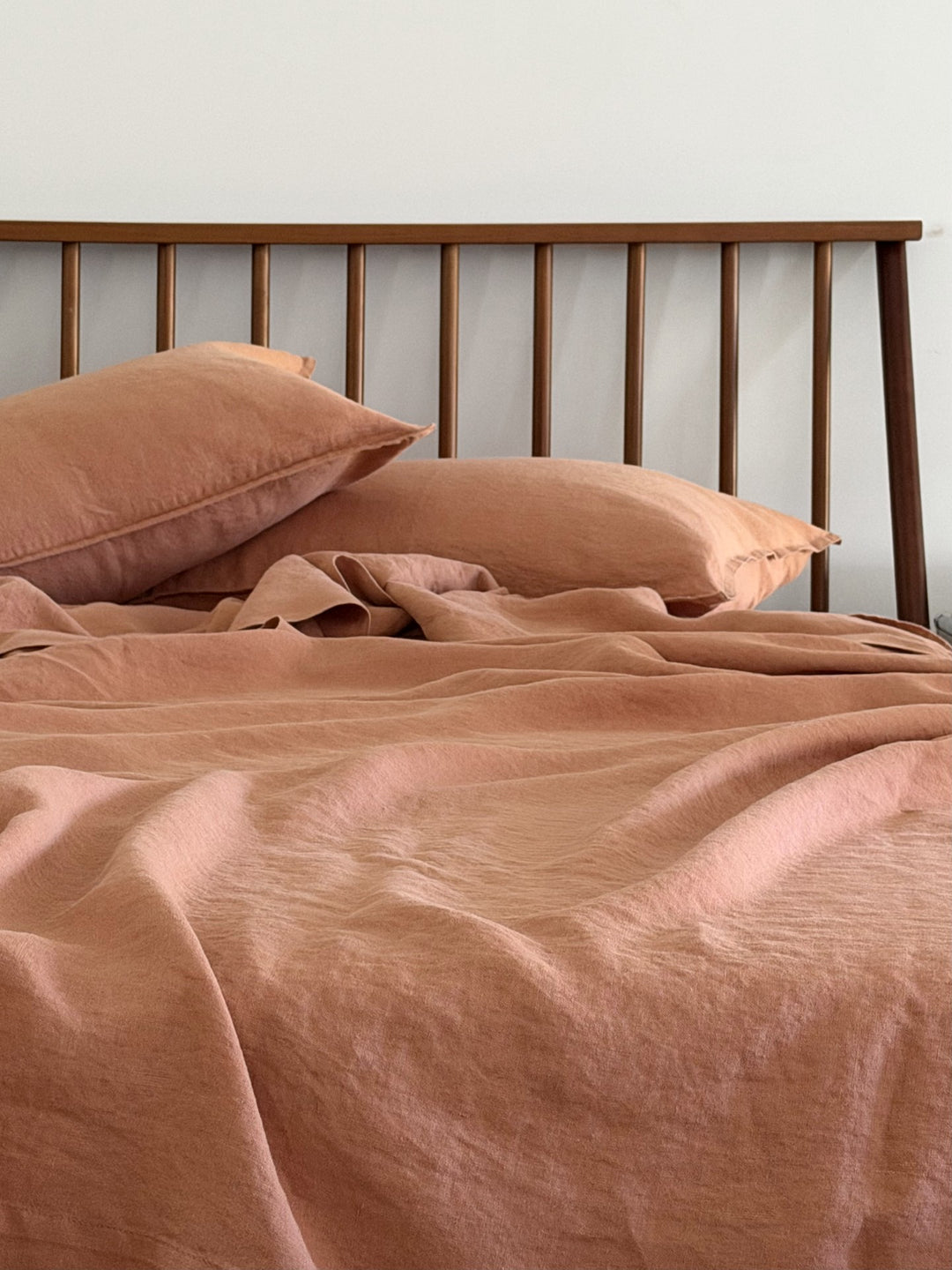 Blush Linen Sheet Set