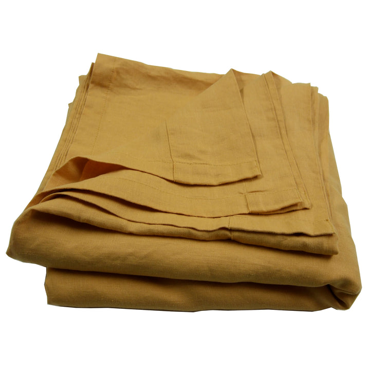 Butternut 100% linen flat sheet