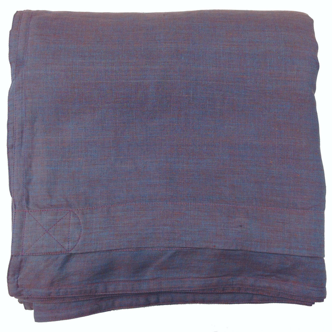 Copper Plum 100% linen duvet cover