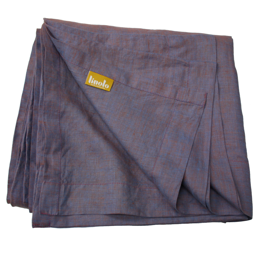 Copper Plum Linen Flat Sheet