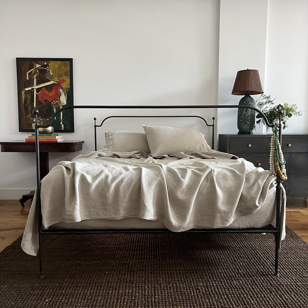 Eco Natural Belgian linen Sheet Set