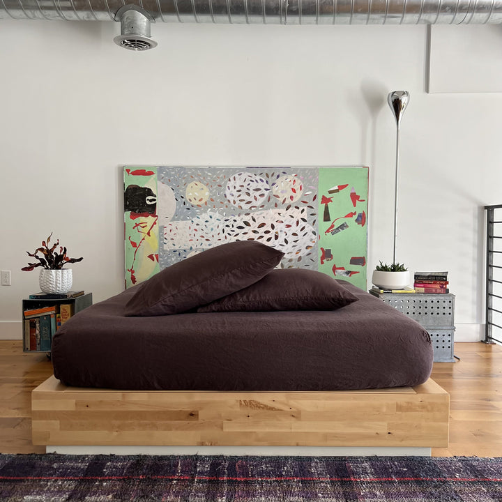 Espresso Linen Pillowcase