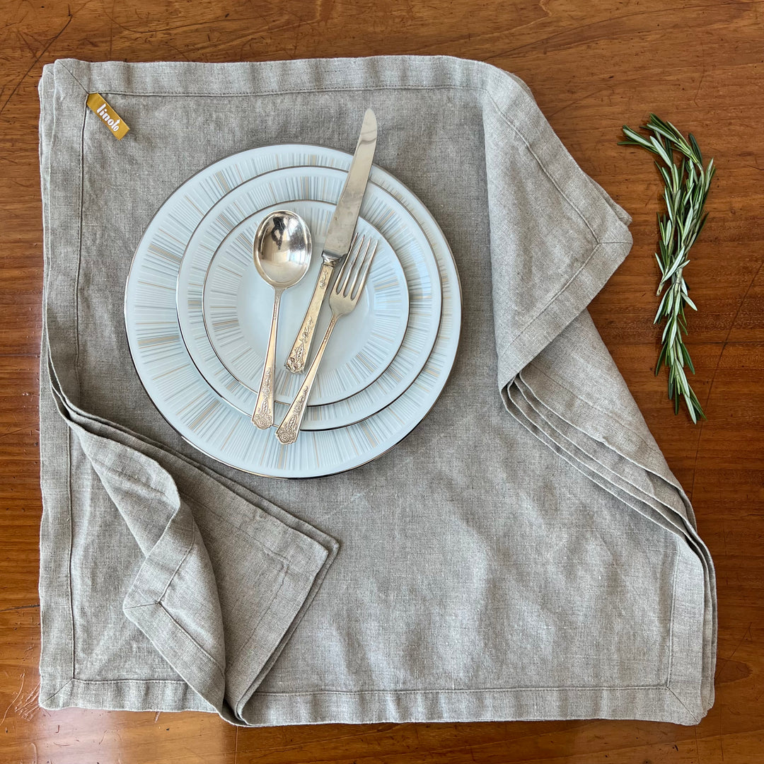 linen flax napkins 