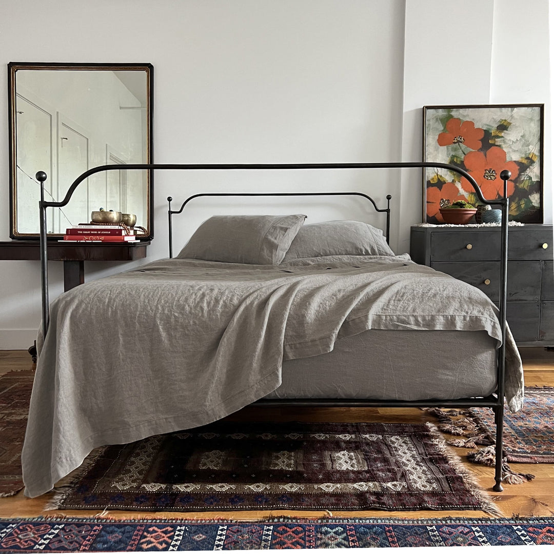 Flax 100% linen flat sheet set