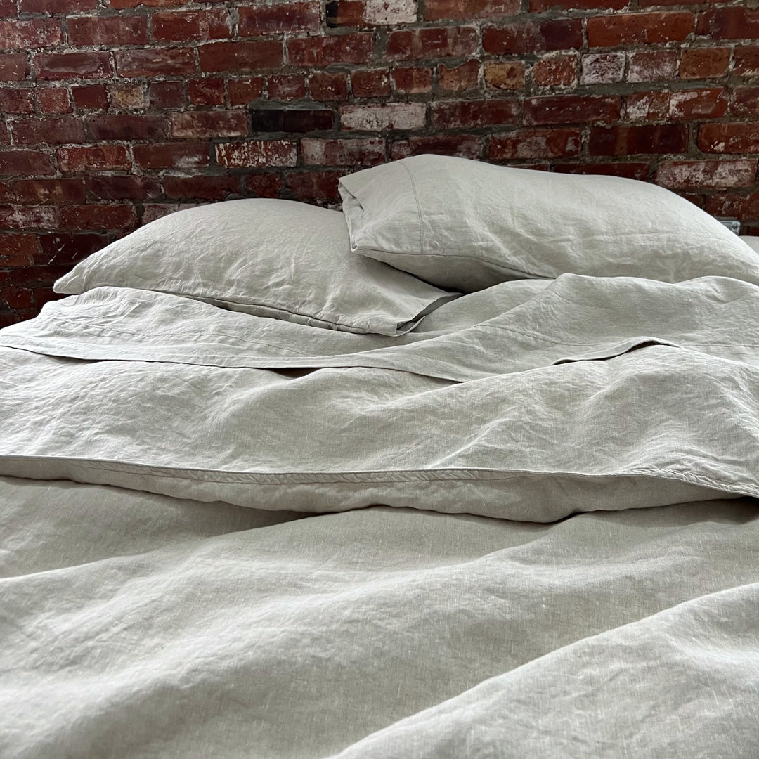 Natural Oatmeal Duvet Cover