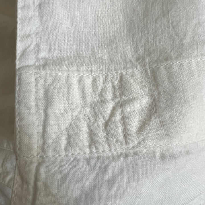 Organic Ivory 100% linen duvet cover