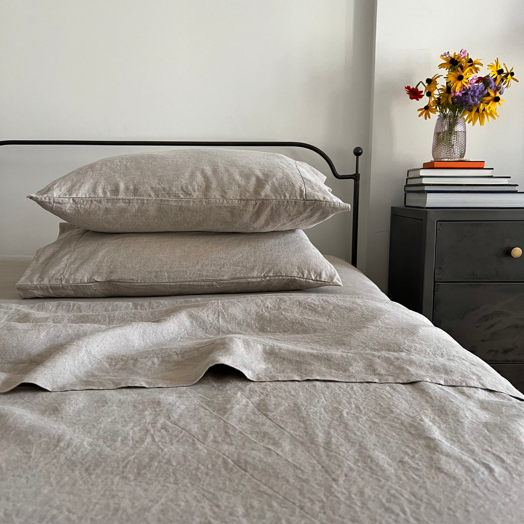 Organic Natural Linen Pillowcases