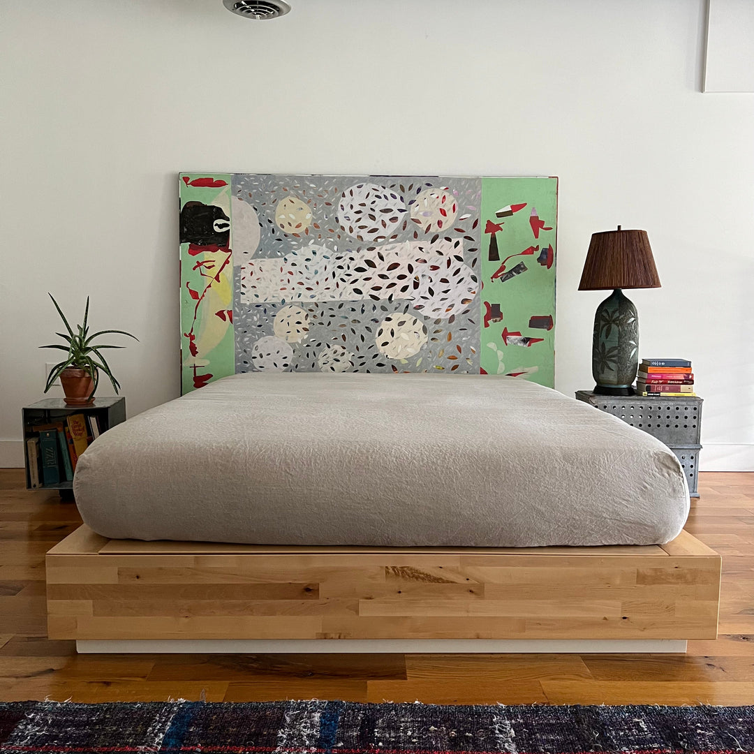linen organic natural fitted sheet