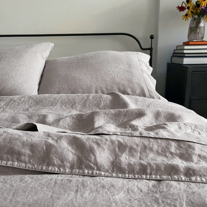 Organic Natural Linen Duvet Cover