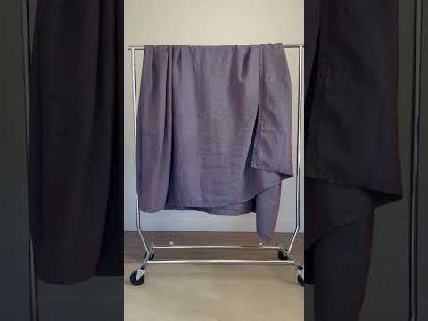 Copper Plum Lightweight Linen Blanket